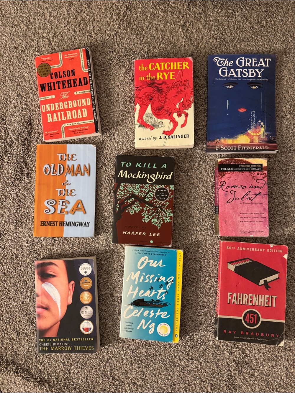 Classic Literature Book Bundle - Mixed Colors
